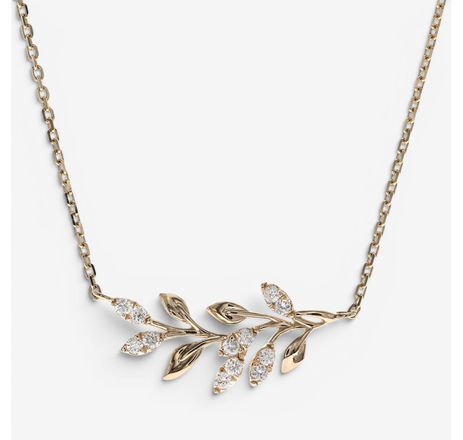 Image 756090.jpg, Product 756-090 / Price $1,199.99, Cirari 10K Yellow Gold Tree Branch Diamond Necklace from Cirari on TSC.ca's Jewellery department
