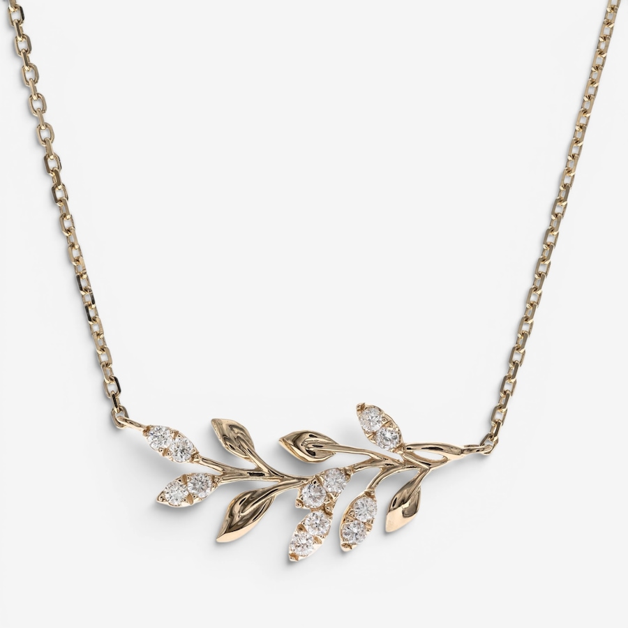 Image 756090.jpg, Product 756-090 / Price $1,399.99, Cirari 10K Yellow Gold Tree Branch Diamond Necklace from Cirari on TSC.ca's Jewellery department