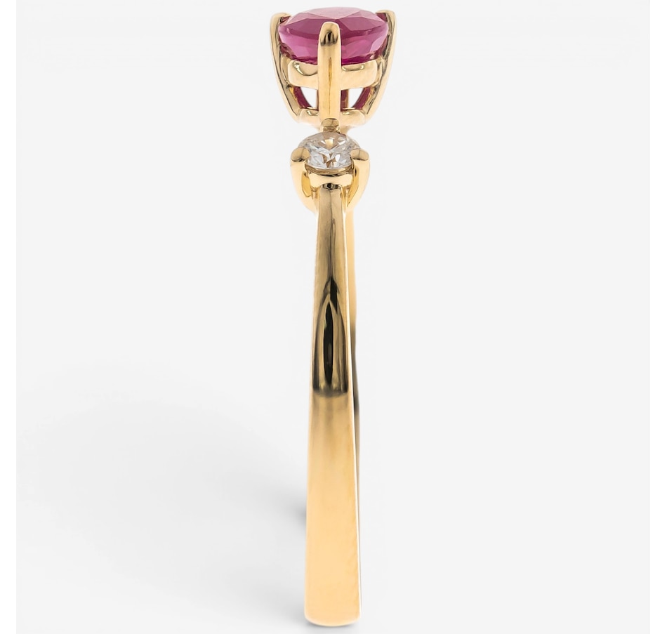 Image 756092_ALTMORE3.jpg, Product 756-092 / Price $649.99, Cirari 10K Yellow Gold Open Front Ruby Ring from Cirari on TSC.ca's Jewellery department