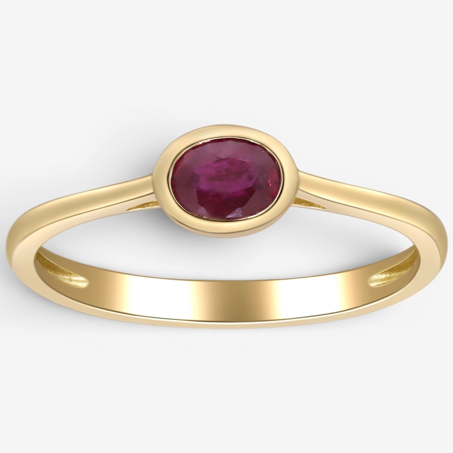 Image 756095_ALTMORE1.jpg, Product 756-095 / Price $749.99, Cirari 10K Yellow Gold Bezel Set Ruby Ring from Cirari on TSC.ca's Jewellery department