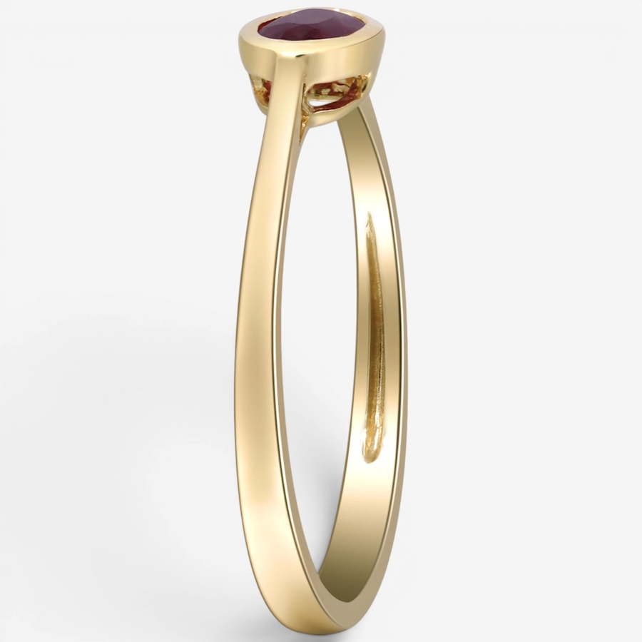 Image 756095_ALTMORE3.jpg, Product 756-095 / Price $749.99, Cirari 10K Yellow Gold Bezel Set Ruby Ring from Cirari on TSC.ca's Jewellery department