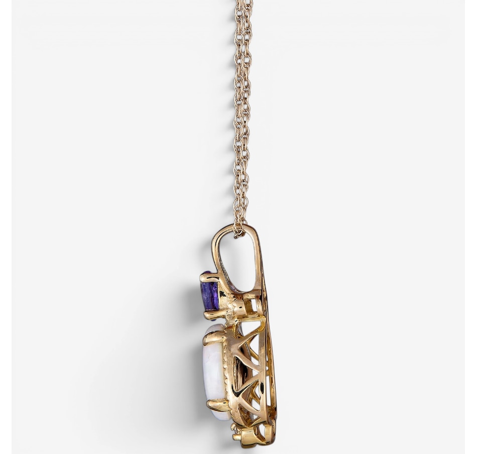 Image 756099_ALTMORE1.jpg, Product 756-099 / Price $849.99, Cirari 10K Yellow Gold Ethiopian Opal Pendant With Chain from Cirari on TSC.ca's Jewellery department