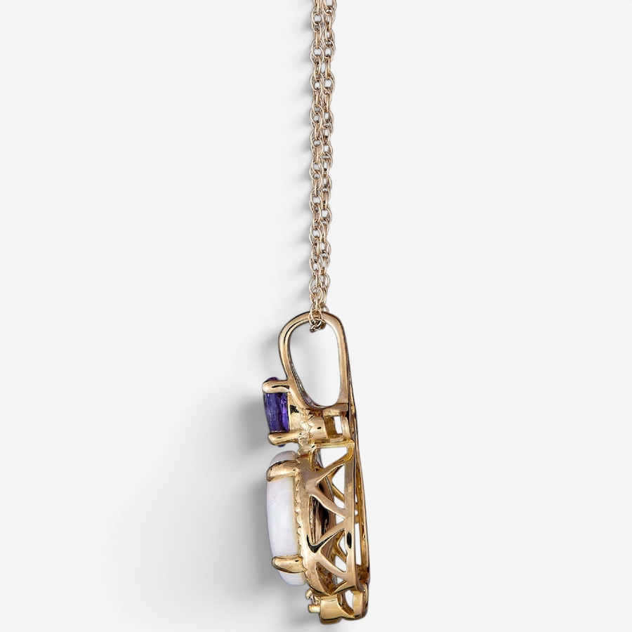 Image 756099_ALTMORE1.jpg, Product 756-099 / Price $949.99, Cirari 10K Yellow Gold Ethiopian Opal Pendant With Chain from Cirari on TSC.ca's Jewellery department