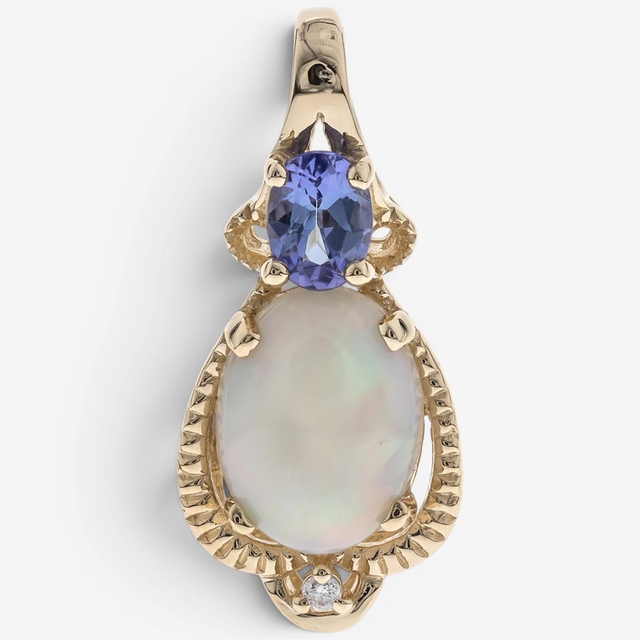 Image 756099_ALTMORE2.jpg, Product 756-099 / Price $949.99, Cirari 10K Yellow Gold Ethiopian Opal Pendant With Chain from Cirari on TSC.ca's Jewellery department