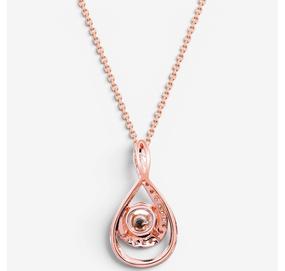 Image 756101_ALTMORE2.jpg, Product 756-101 / Price $779.99, Cirari 10K Rose Gold Ethiopian Opal & Diamond Pendant With Chain from Cirari on TSC.ca's Jewellery department