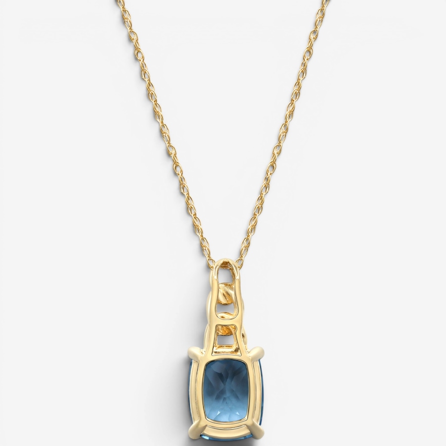 Image 756111_ALTMORE2.jpg, Product 756-111 / Price $749.99, Cirari 10K Yellow Gold Swiss Blue Topaz & Diamond Pendant With Chain from Cirari on TSC.ca's Jewellery department