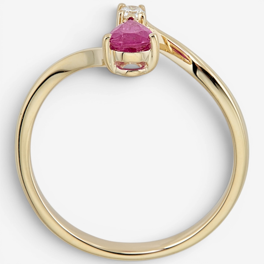 Image 756113_ALTMORE2.jpg, Product 756-113 / Price $899.99, Cirari 10K Yellow Gold Ruby Open Front Ring from Cirari on TSC.ca's Jewellery department