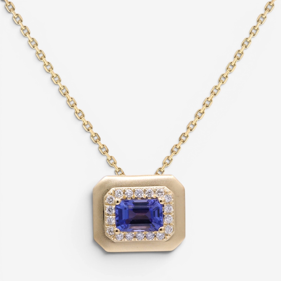 Image 756123.jpg, Product 756-123 / Price $1,599.99, Cirari 14K Yellow Gold Tanzanite & Diamond Pendant With Chain from Cirari on TSC.ca's Jewellery department