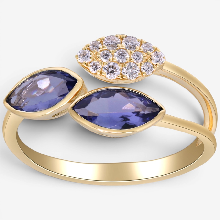 Image 756126_ALTMORE1.jpg, Product 756-126 / Price $1,399.99, Cirari 14K Yellow Gold Tanzanite & Diamond Ring from Cirari on TSC.ca's Jewellery department