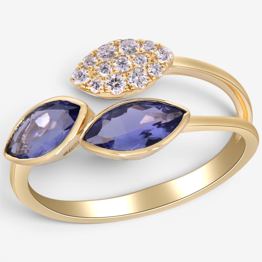 Image 756126_ALTMORE2.jpg, Product 756-126 / Price $1,399.99, Cirari 14K Yellow Gold Tanzanite & Diamond Ring from Cirari on TSC.ca's Jewellery department