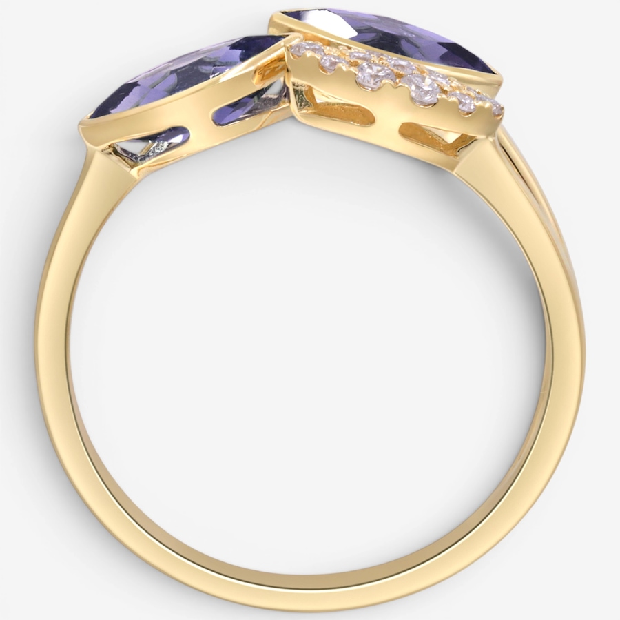 Image 756126_ALTMORE3.jpg, Product 756-126 / Price $1,399.99, Cirari 14K Yellow Gold Tanzanite & Diamond Ring from Cirari on TSC.ca's Jewellery department