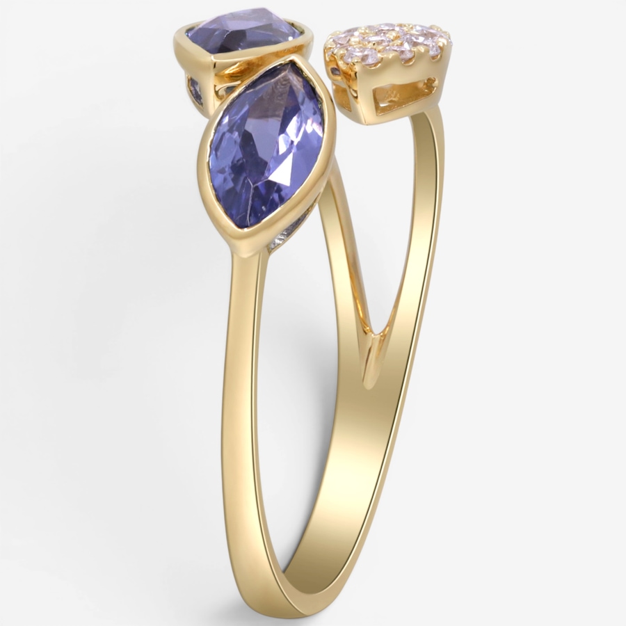 Image 756126_ALTMORE4.jpg, Product 756-126 / Price $1,399.99, Cirari 14K Yellow Gold Tanzanite & Diamond Ring from Cirari on TSC.ca's Jewellery department