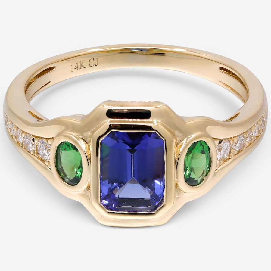 Image 756128.jpg, Product 756-128 / Price $2,699.99, Cirari 14K Yellow Gold Tanzanite Ring from Cirari on TSC.ca's Jewellery department