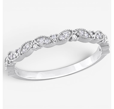 Jewel of a Deal 10K White Gold Diamond Band