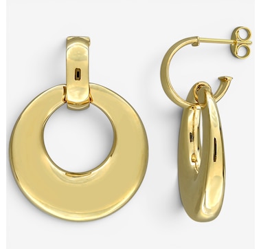 Jewel of a Deal 14K Yellow Gold 24 mm Drop Earrings