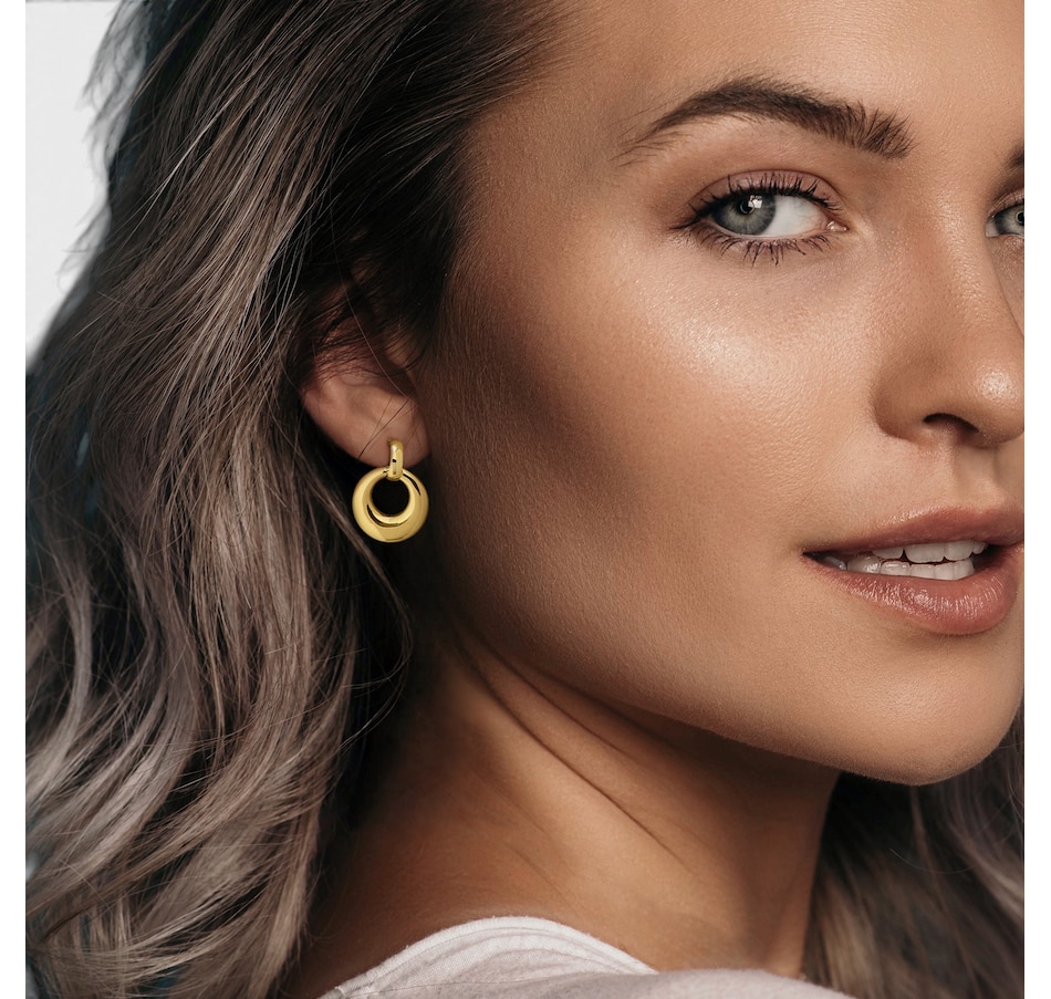 Image 756147_ALTMORE2.jpg, Product 756-147 / Price $1,699.99, Jewel of a Deal 14K Yellow Gold 24 mm Drop Earrings from Jewel of a Deal on TSC.ca's Jewellery department