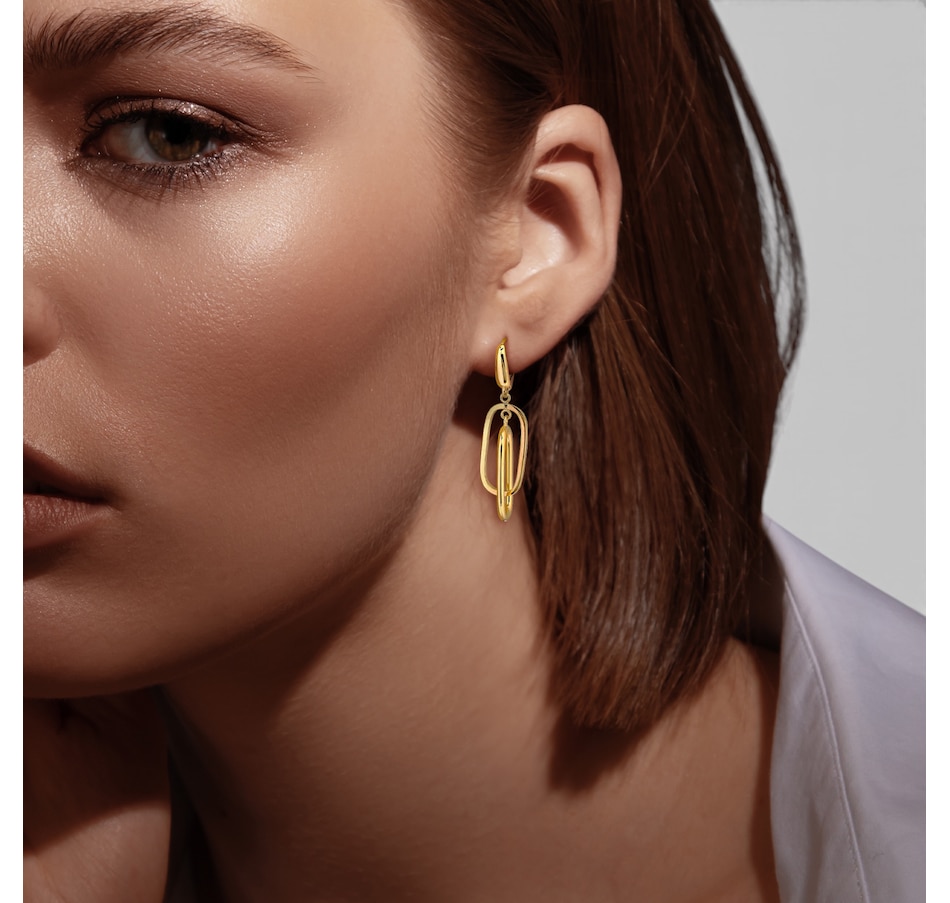 Image 756148_ALTMORE2.jpg, Product 756-148 / Price $679.99, Jewel of a Deal 10K Yellow Gold Rectangular Drop Earrings from Jewel of a Deal on TSC.ca's Jewellery department