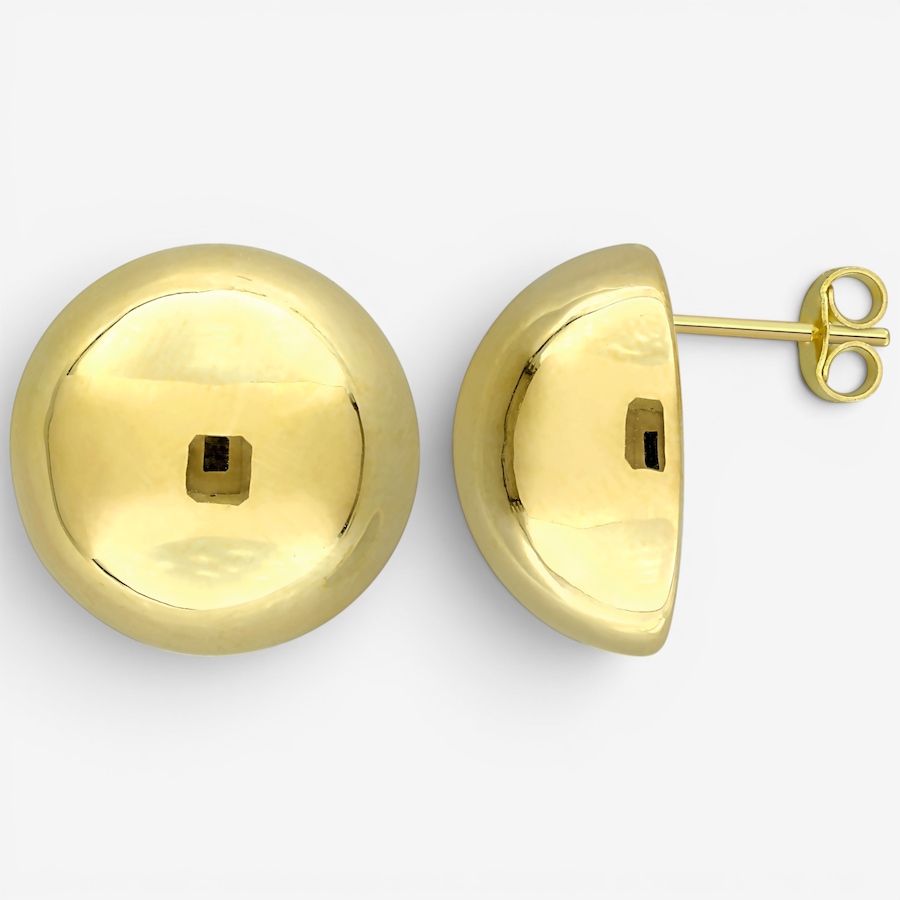 Image 756160.jpg, Product 756-160 / Price $1,199.99, Jewel of a Deal 14K Yellow Gold Puffed Round Stud Earrings from Jewel of a Deal  on TSC.ca's Jewellery department