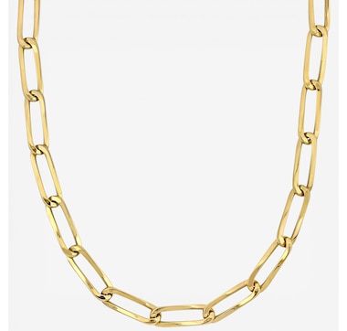 Jewel of a Deal 14K Yellow Gold Oval Link Necklace