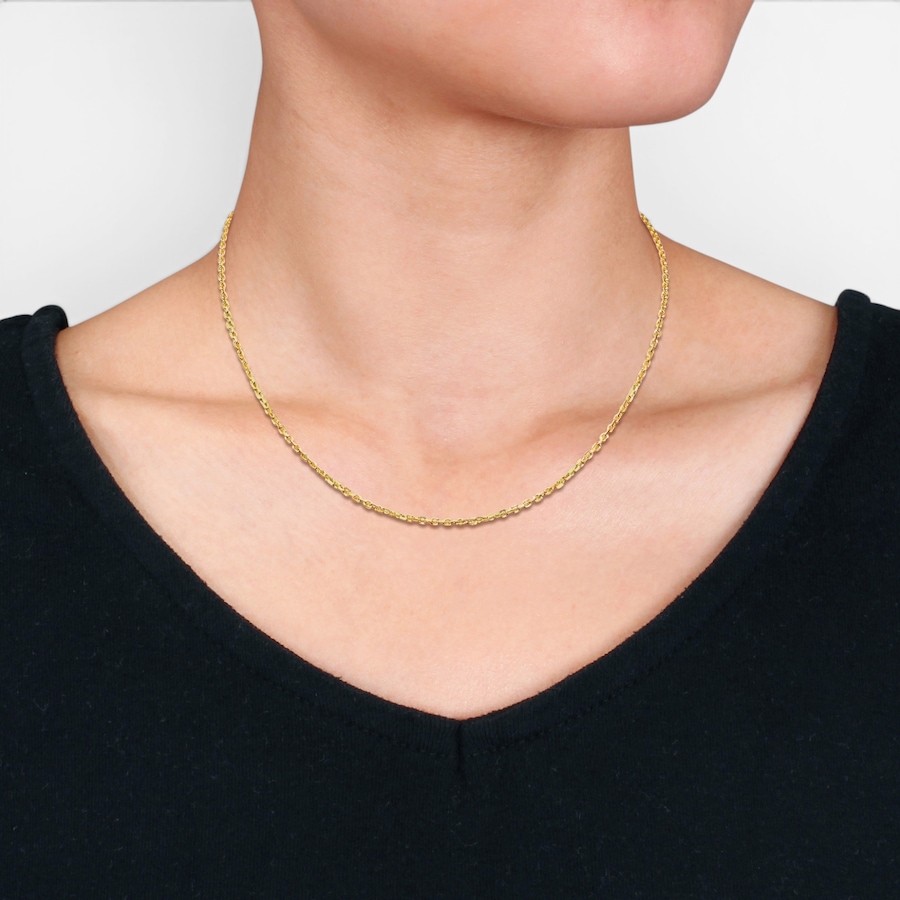 Image 756164_ALTMORE2.jpg, Product 756-164 / Price $999.99, Jewel of a Deal 14K Yellow Gold Diamond-Cut Cable Chain Necklace from Jewel of a Deal on TSC.ca's Jewellery department