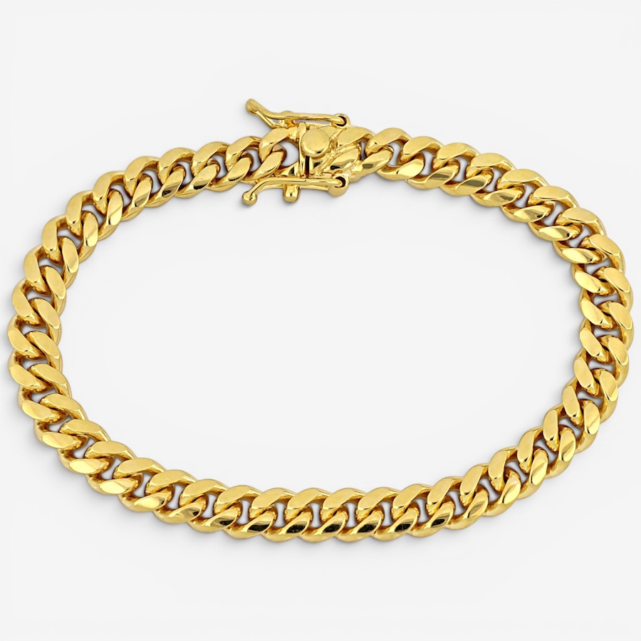 Image 756170.jpg, Product 756-170 / Price $5,699.99, Jewel of a Deal 14K Yellow Gold Solid Curb Link Bracelet from Jewel of a Deal on TSC.ca's Jewellery department