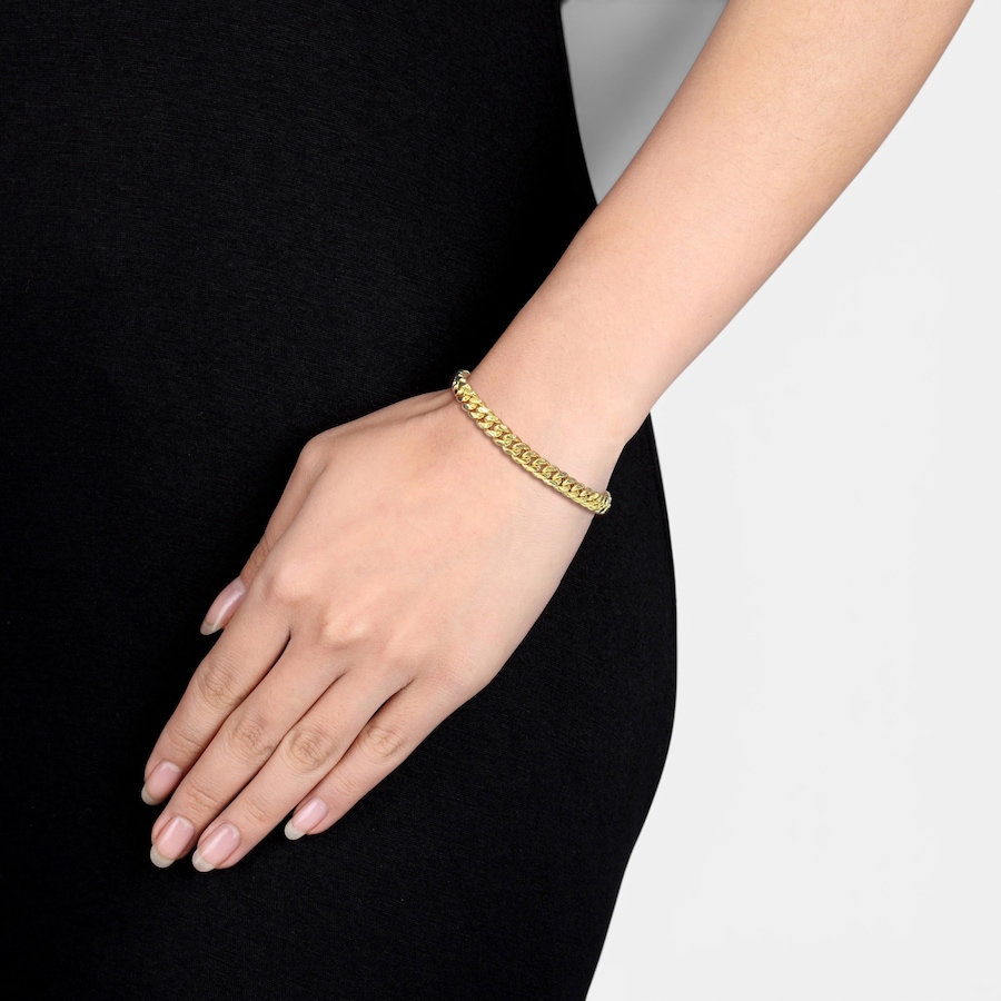 Image 756170_ALTMORE2.jpg, Product 756-170 / Price $5,699.99, Jewel of a Deal 14K Yellow Gold Solid Curb Link Bracelet from Jewel of a Deal on TSC.ca's Jewellery department