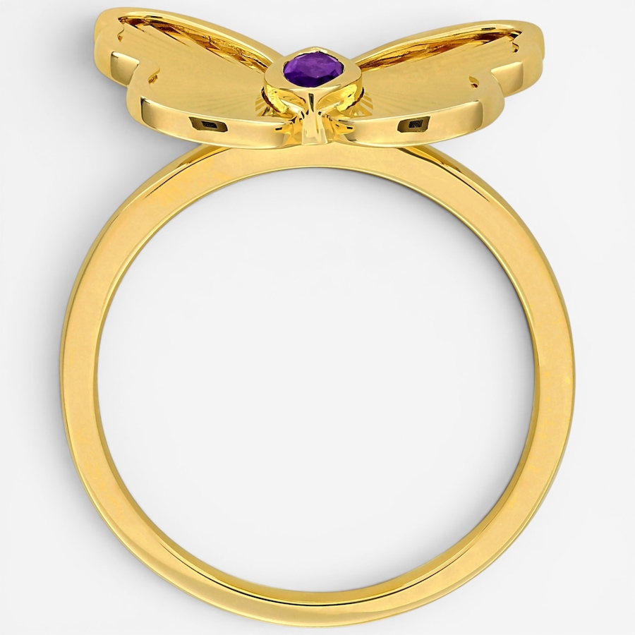 Image 756364_ALTMORE2.jpg, Product 756-364 / Price $749.99, Jewel of a Deal 10K Yellow Gold Amethyst Butterfly Shape Ring from Jewel of a Deal on TSC.ca's Jewellery department