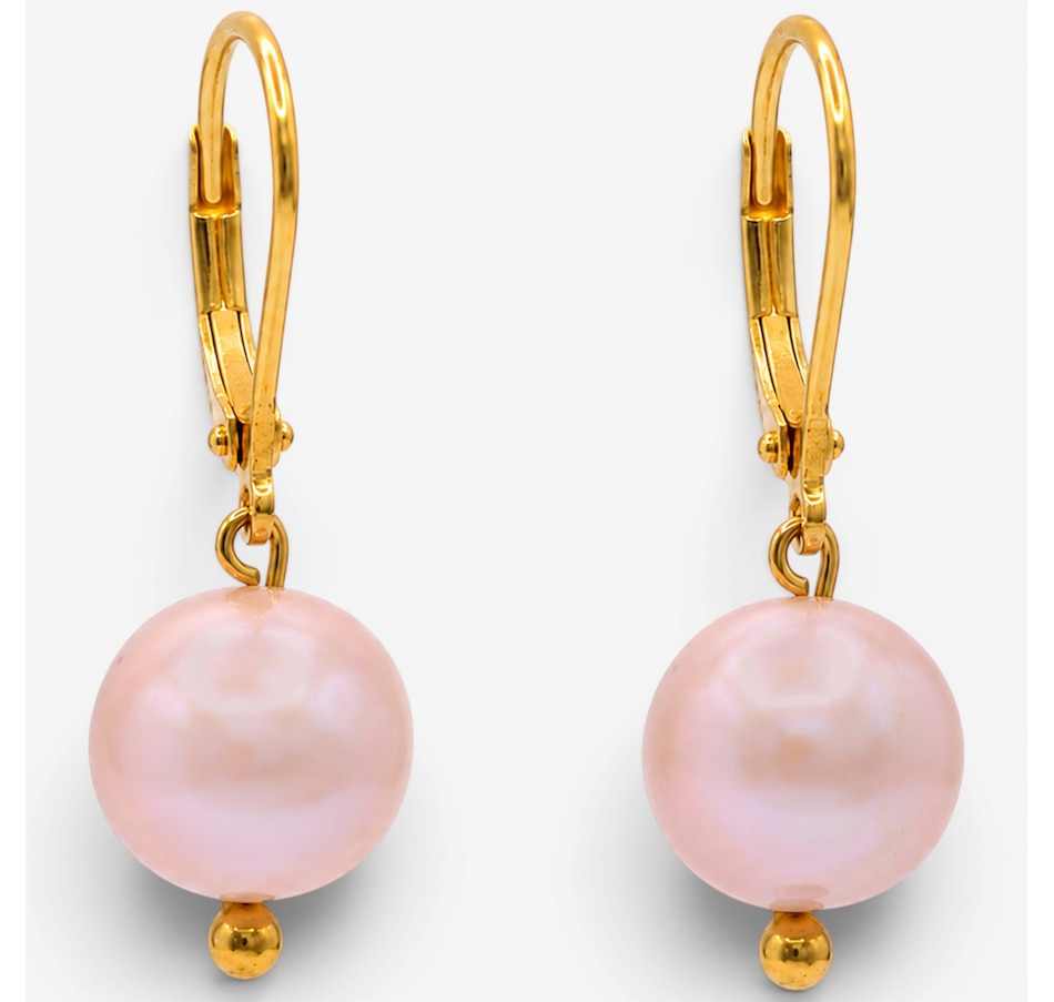 Image 756418_LAV.jpg, Product 756-418 / Price $89.99, Gems En Vogue Palladium Silver Freshwater Pearl Drop Earrings from Gems En Vogue on TSC.ca's Jewellery department
