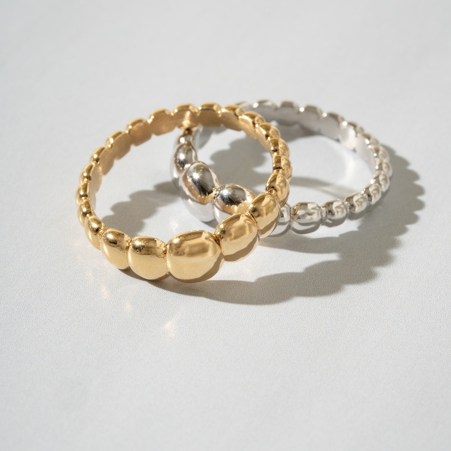 Image 756620_ALTMORE3.jpg, Product 756-620 / Price $44.99, STEELX 18K Gold Ion Plate High Polished Bead Ring from Steelx on TSC.ca's Jewellery department