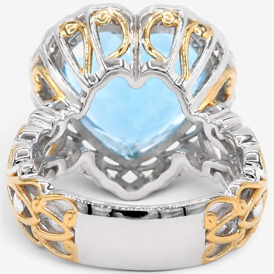 Image 756641_ALTMORE2.jpg, Product 756-641 / Price $329.99, Gems En Vogue Palladium Silver Blue Topaz & White Zircon Ring from Gems En Vogue on TSC.ca's Jewellery department