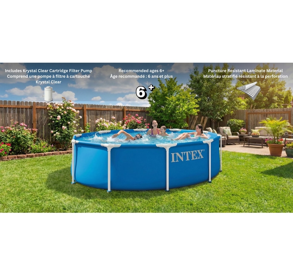 Image 759725_ALTMORE1.jpg, Product 759-725 / Price $199.99, Intex 10' Metal Frame Pool Set from Intex on TSC.ca's Home & Garden department