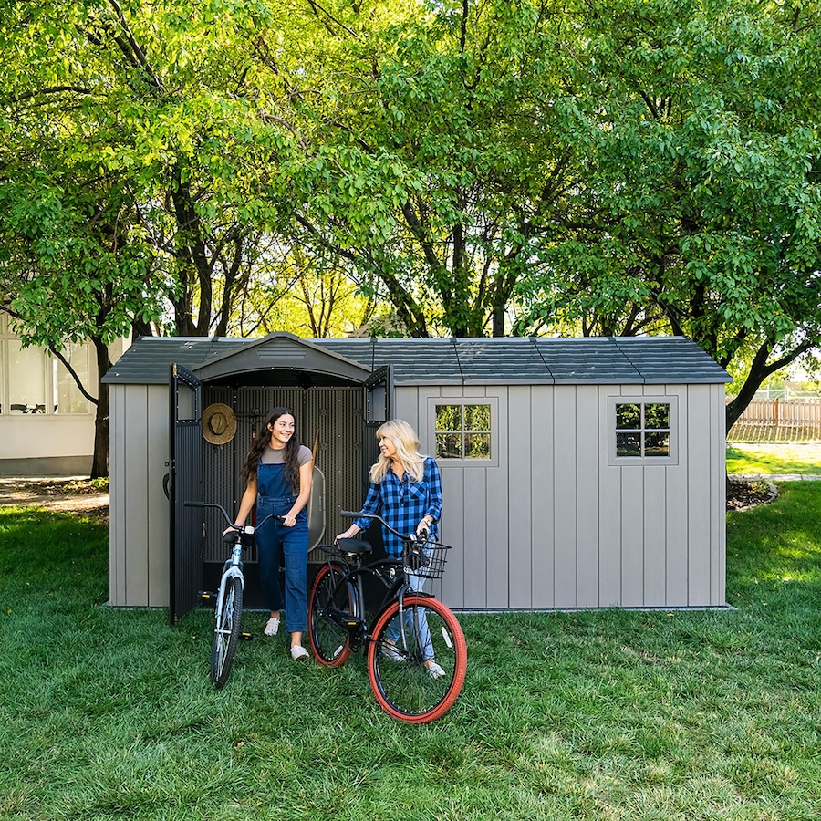 Image 759734_ALTMORE3.jpg, Product 759-734 / Price $2,999.99, Lifetime 16.5' x 7' Side Entry Outdoor Storage Shed from Lifetime on TSC.ca's Home & Garden department