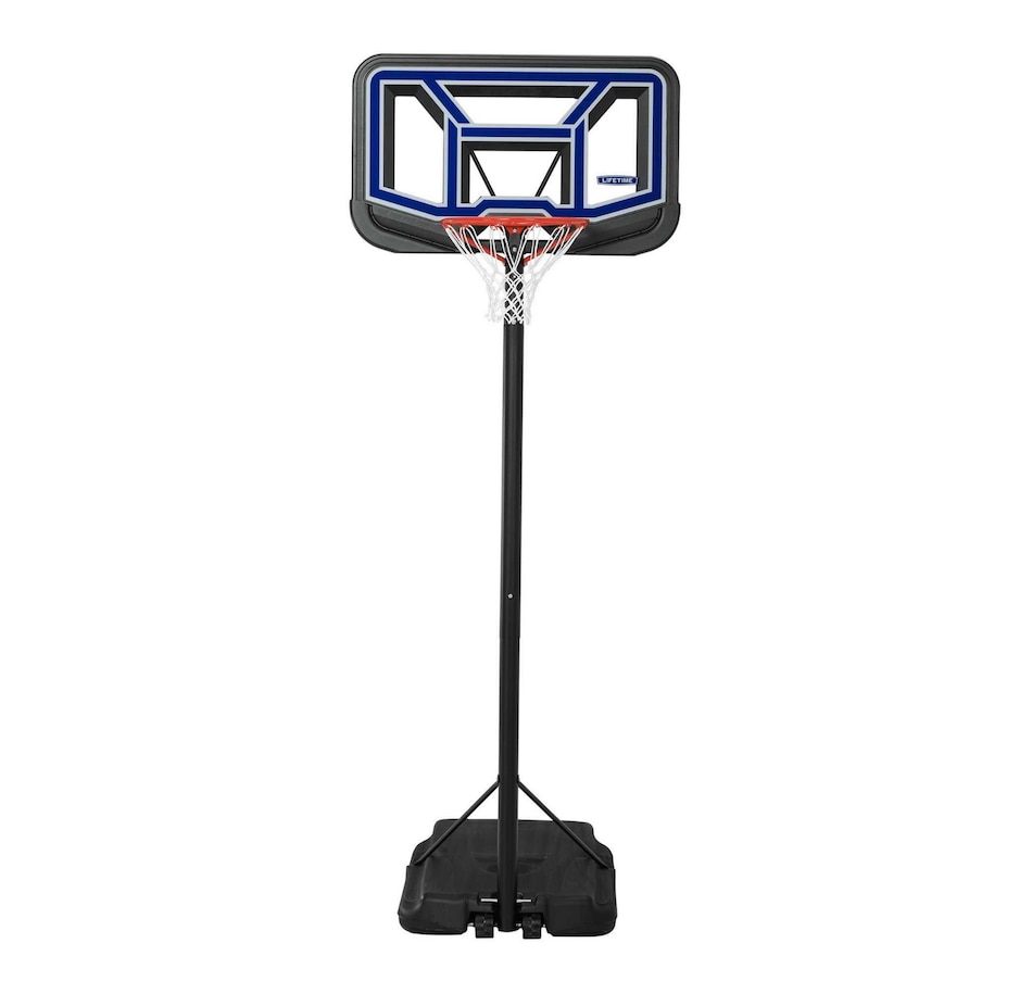 Image 759738.jpg, Product 759-738 / Price $339.99, Lifetime Adjustable Portable Basketball Hoop (44" polycarbonate, black) from Lifetime on TSC.ca's Home & Garden department