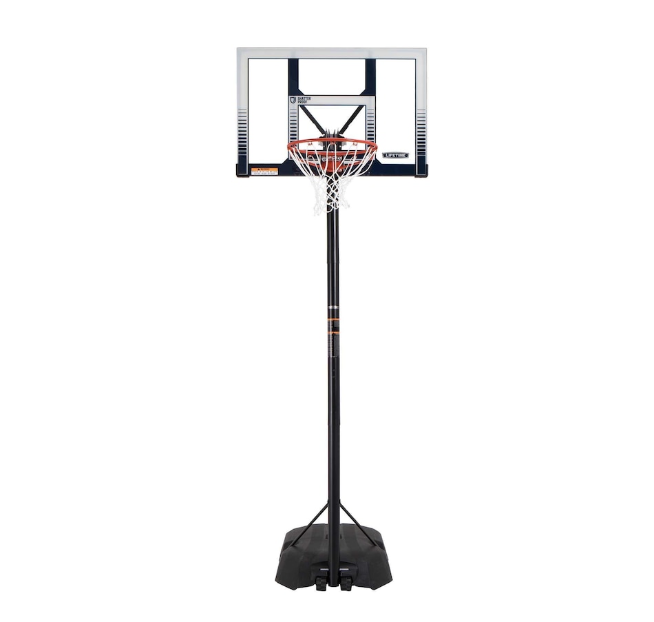 Image 759739.jpg, Product 759-739 / Price $399.99, Lifetime Adjustable Portable Basketball Hoop (44" polycarbonate, grey) from Lifetime on TSC.ca's Home & Garden department