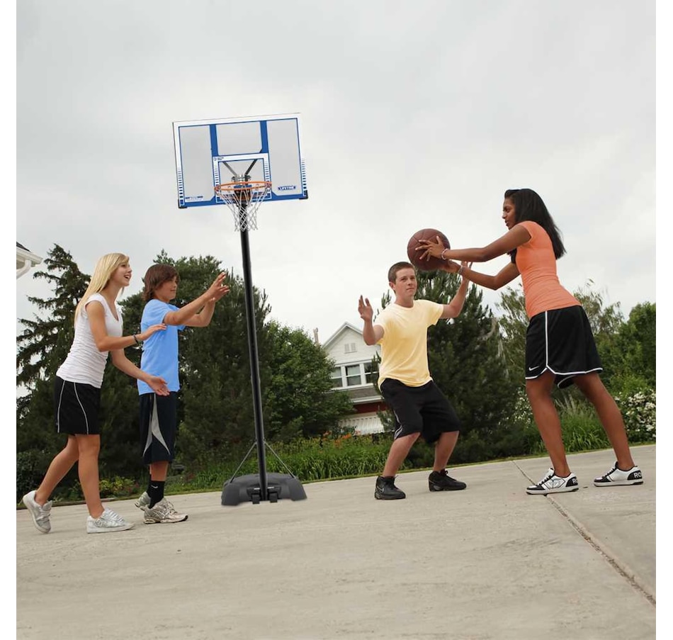 Image 759739_ALTMORE3.jpg, Product 759-739 / Price $399.99, Lifetime Adjustable Portable Basketball Hoop (44" polycarbonate, grey) from Lifetime on TSC.ca's Home & Garden department