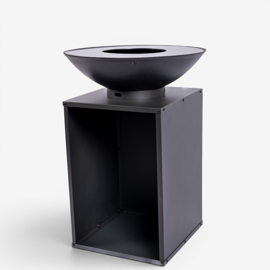 Image 759755.jpg, Product 759-755 / Price $234.99, RedFire Onyx Outdoor Fire Bowl Grill with Wood Storage and Cover (carbon steel) from RedFire on TSC.ca's Home & Garden department