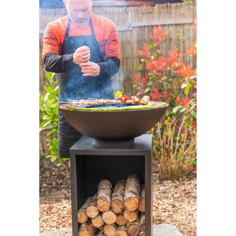 Image 759755_ALTMORE4.jpg, Product 759-755 / Price $234.99, RedFire Onyx Outdoor Fire Bowl Grill with Wood Storage and Cover (carbon steel) from RedFire on TSC.ca's Home & Garden department