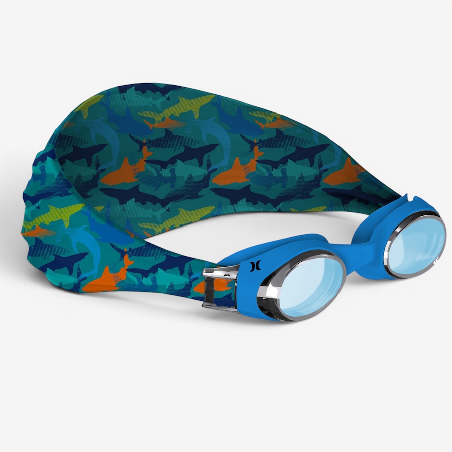 Image 759762.jpg, Product 759-762 / Price $14.99, Hurley Kids Shark Design Swim Goggles with Hair Safety Fabric Strap from Hurley on TSC.ca's Home & Garden department