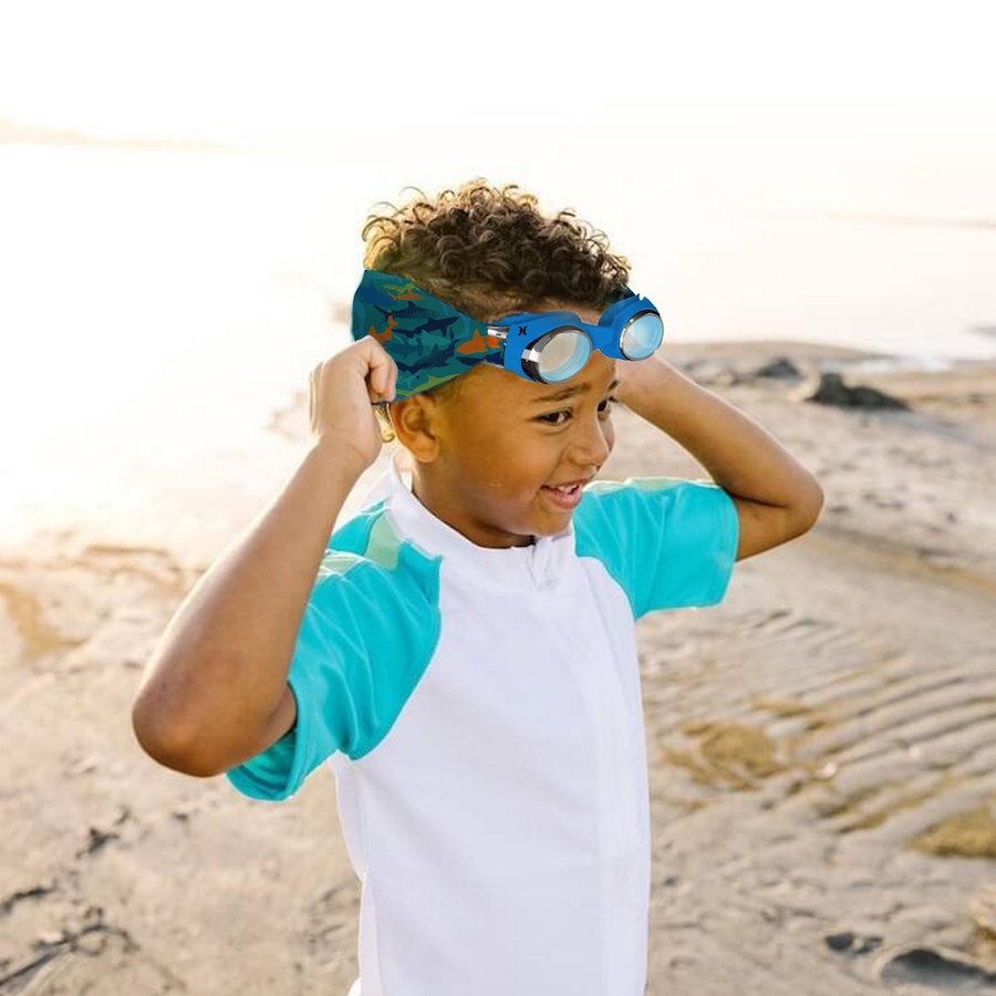 Image 759762_ALTMORE3.jpg, Product 759-762 / Price $14.99, Hurley Kids Shark Design Swim Goggles with Hair Safety Fabric Strap from Hurley on TSC.ca's Home & Garden department