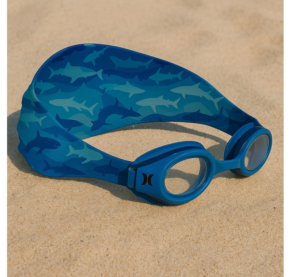 Image 759765_ALTMORE1.jpg, Product 759-765 / Price $12.99, Hurley Kids Hammer Shark Design Swim Goggles with Hair Safety Fabric Strap from Hurley on TSC.ca's Home & Garden department