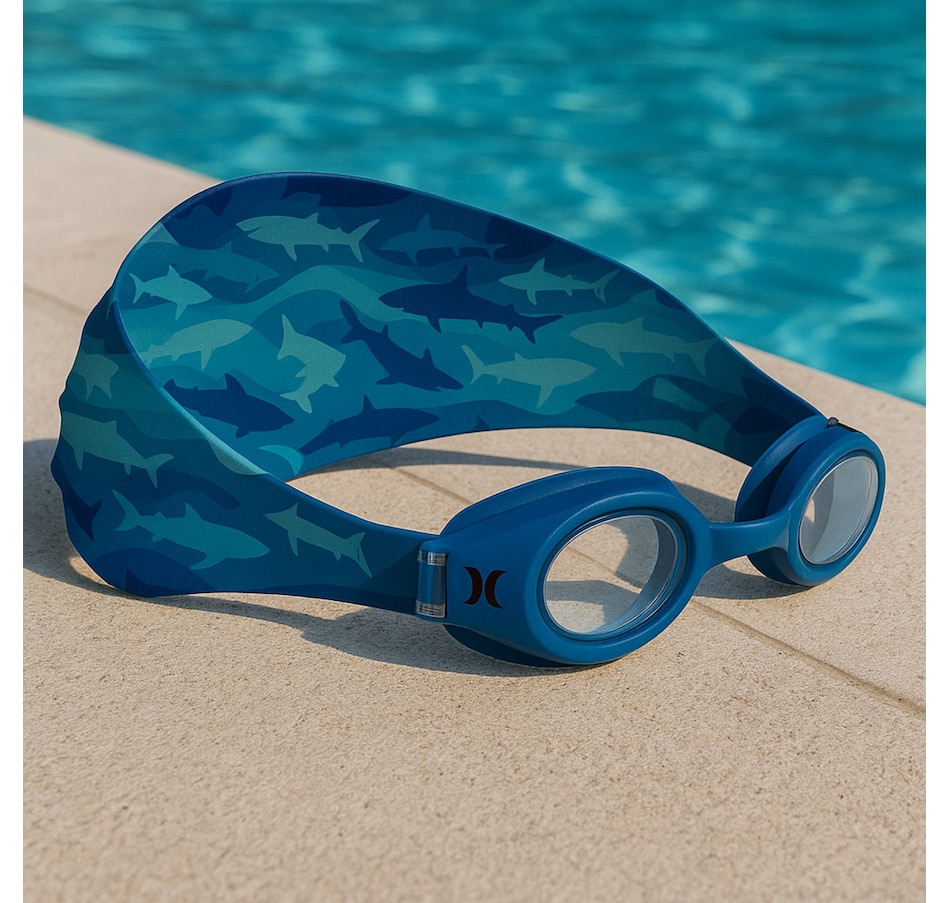 Image 759765_ALTMORE2.jpg, Product 759-765 / Price $12.99, Hurley Kids Hammer Shark Design Swim Goggles with Hair Safety Fabric Strap from Hurley on TSC.ca's Home & Garden department