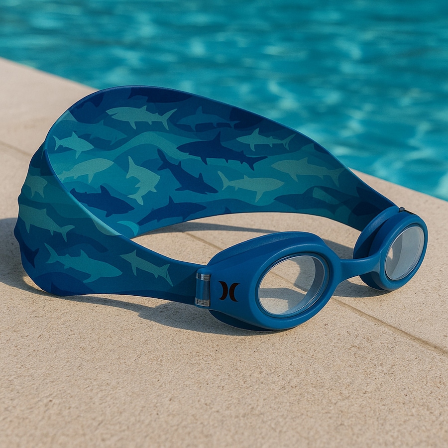 Image 759765_ALTMORE2.jpg, Product 759-765 / Price $12.99, Hurley Kids Hammer Shark Design Swim Goggles with Hair Safety Fabric Strap from Hurley on TSC.ca's Home & Garden department
