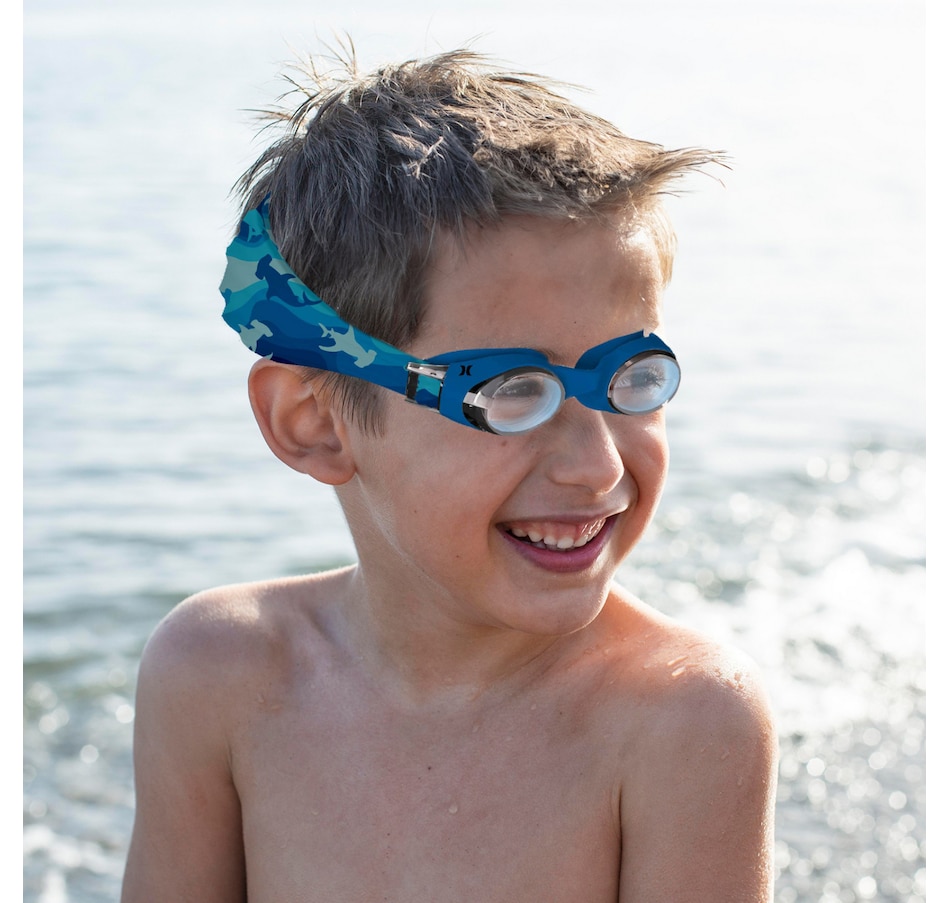 Image 759765_ALTMORE3.jpg, Product 759-765 / Price $12.99, Hurley Kids Hammer Shark Design Swim Goggles with Hair Safety Fabric Strap from Hurley on TSC.ca's Home & Garden department