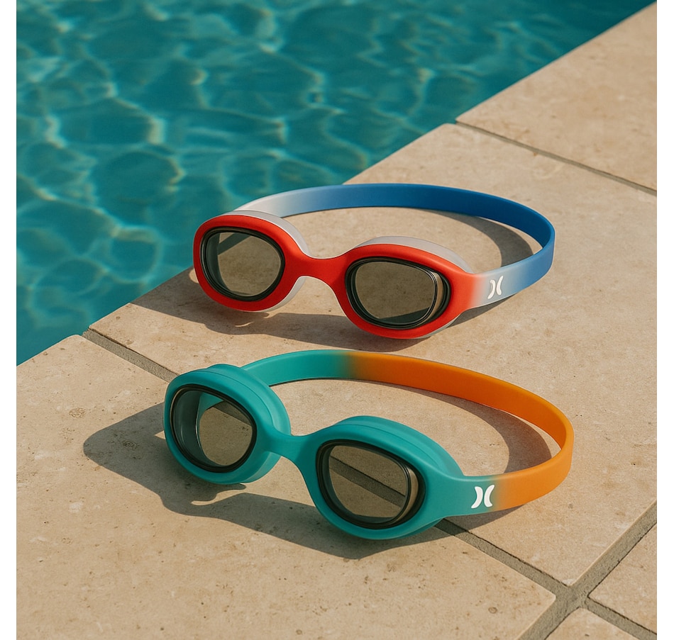 Image 759770_ALTMORE1.jpg, Product 759-770 / Price $24.99, Hurley Youth Solari Orange and Bue Swim Goggle (2-pack) from Hurley on TSC.ca's Home & Garden department