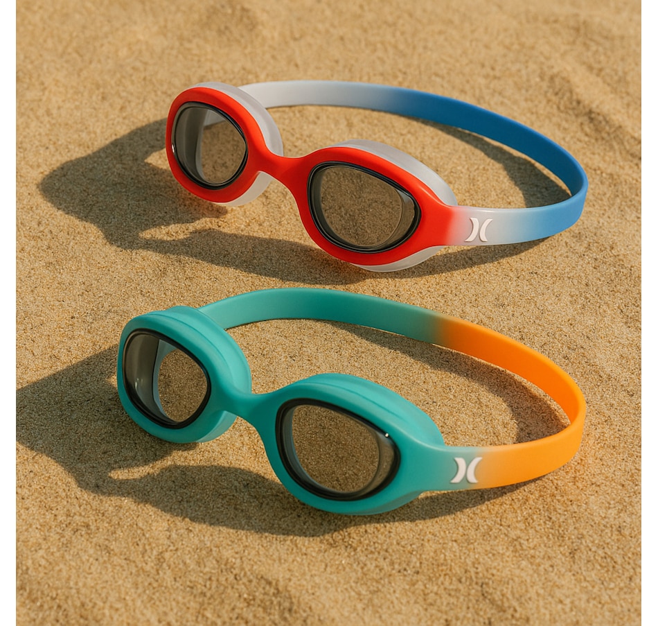 Image 759770_ALTMORE3.jpg, Product 759-770 / Price $24.99, Hurley Youth Solari Orange and Bue Swim Goggle (2-pack) from Hurley on TSC.ca's Home & Garden department