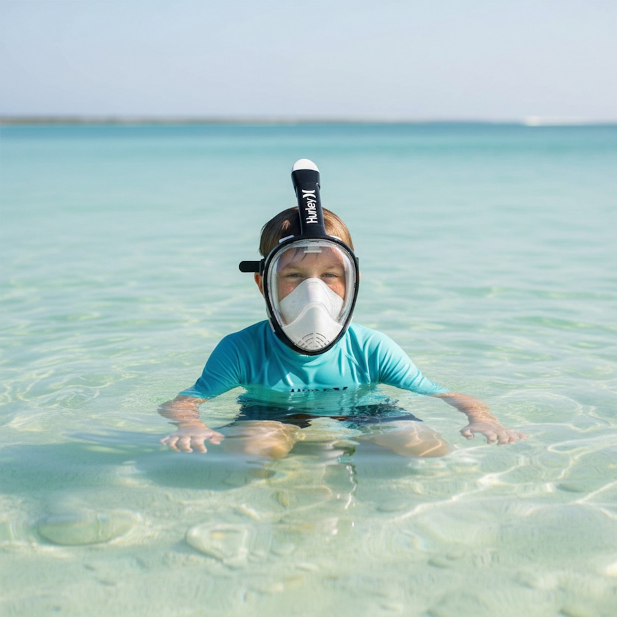 Image 759774_ALTMORE2.jpg, Product 759-774 / Price $19.99, Hurley Full Face Snorkel Mask (L/XL) from Hurley on TSC.ca's Health & Fitness department