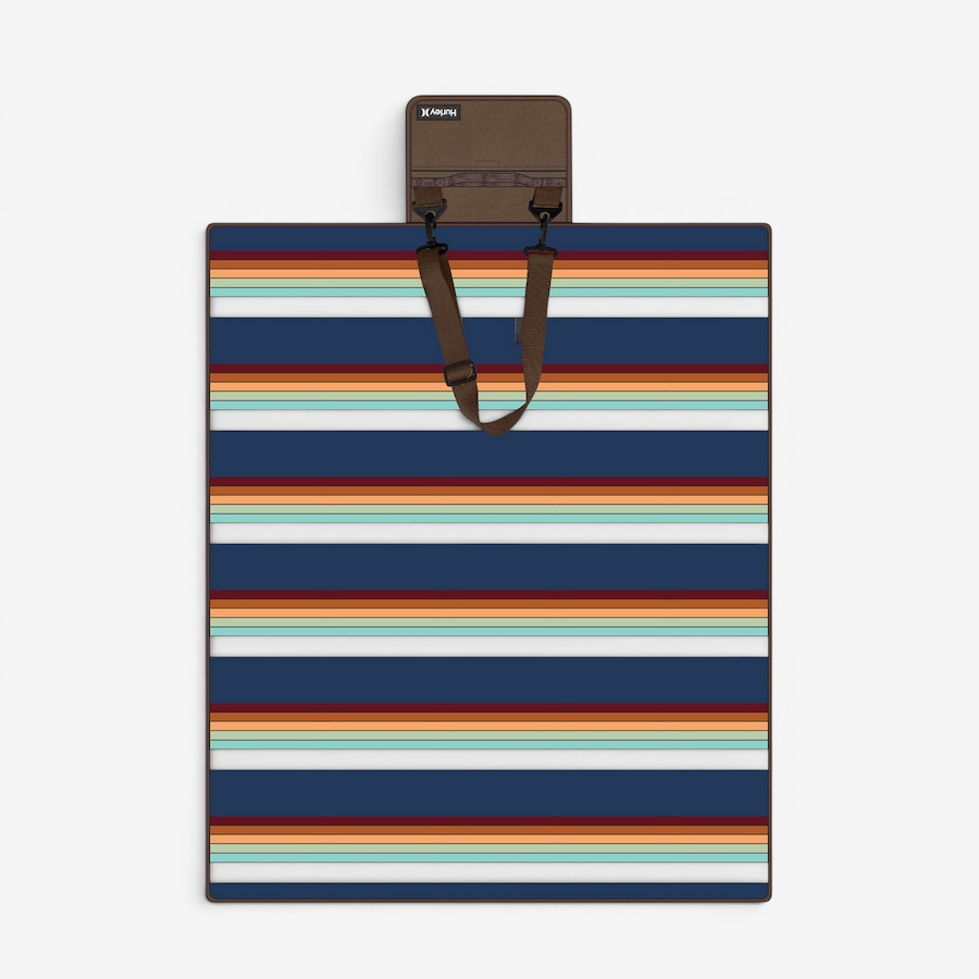 Image 759788.jpg, Product 759-788 / Price $21.99, Hurley Blue Stripe Acrylic Camp Blanket (50" x 60") from Hurley on TSC.ca's Health & Fitness department