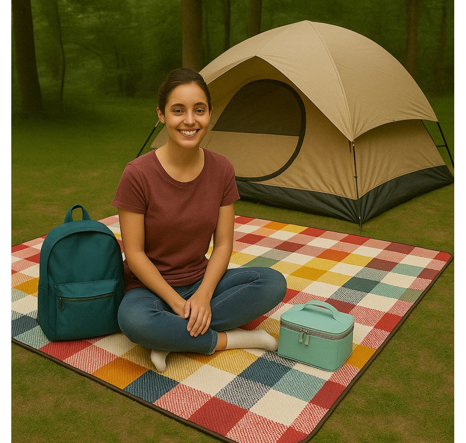 Image 759789_ALTMORE1.jpg, Product 759-789 / Price $27.99, Hurley Large Plaid Acrylic Camp Blanket (50" x 60") from Hurley on TSC.ca's Health & Fitness department