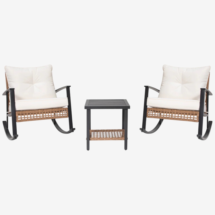 Image 759845.jpg, Product 759-845 / Price $429.99, Lausaint Three-Piece Patio Outdoor Conversation Set (beige) from Lausaint on TSC.ca's Home & Garden department