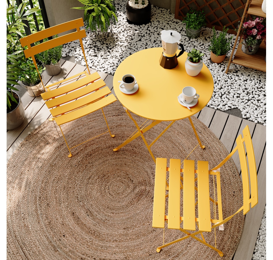 Image 759846_ALTMORE9.jpg, Product 759-846 / Price $179.99, Lausaint Folding Three-Piece Bistro Set from Lausaint on TSC.ca's Home & Garden department